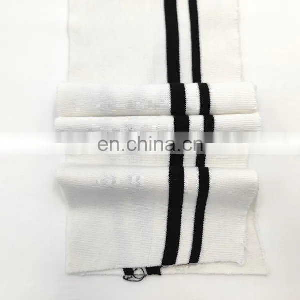 Color Customized China Supply 1*1 2*2 Polyester Mixed Spandex Twist Knit Top t Shirt Rib Cuff Fabric photo-3