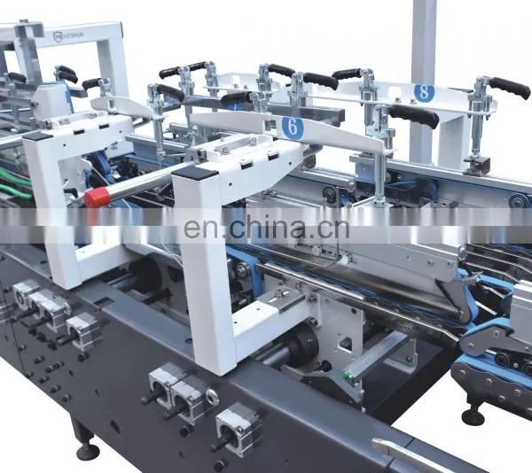 XS-850 Automatic Lock Crash Bottom 4 6 Corner Folder Gluer Machine photo-5