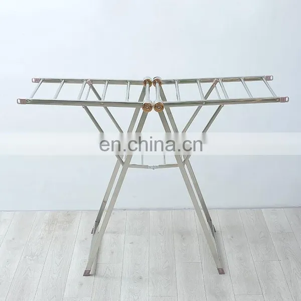 Wholesale High Quality Stainless Steel Square Tube Clothes Drying Rack Wholesale Bangkok Metal Clothes Hanger photo-4