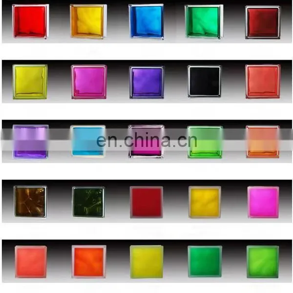 190mm*190mm*80mm Building Clear Decorative Hollow Glass Wall Block Brick photo-4