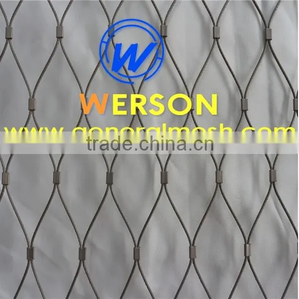 Architectural Design Wire Rope Mesh ,stainless Steel Wire Rope Mesh/ Net With Ferrule | Generalmesh photo-5