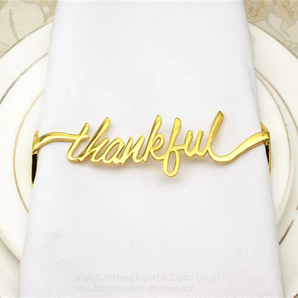 Newest Letters Napkin Ring Metal Custom Napkin Buckle Wedding Party Table Decorations Valentine's Day photo-3
