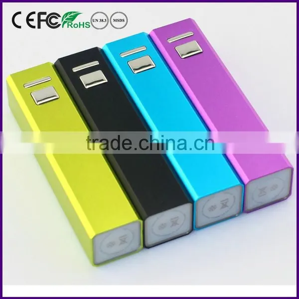 2015 Hot Aluminum Power Bank With 2600mAh for Smartphone photo-3
