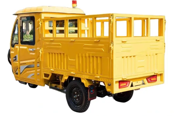 Heavy Duty Electric Cargo Vehicle 1500W High Speed Three Wheel Cargo Tricycle