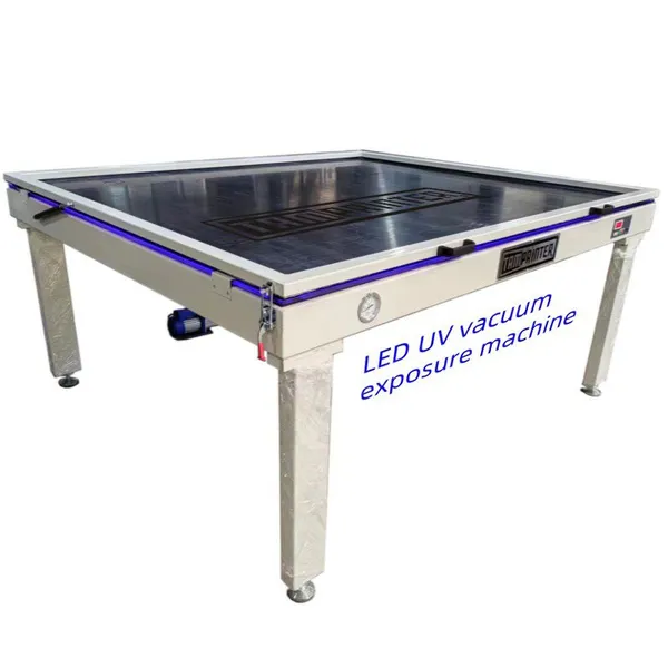 Настраиваемая машина для экспонирования LED UV под вакуумом для изготовления штампов для экранной печати