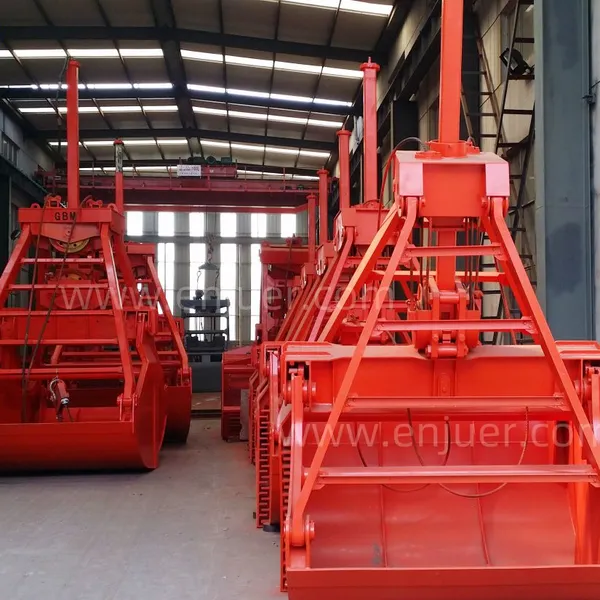 Enjue 25t 30t 15cbm Single Rope Marine Wireless Radio Remote Control Clamshell Grab Bucket With ABS CCS Class Certificate for Deck Ship Crane photo-4