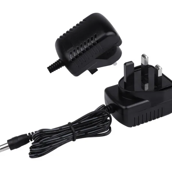 IP67 Waterproof 12V 1A DC Power Adapter in Plastic Square Housing