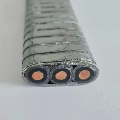EPDM Jacketed Pump Cable With Abrasion-Resistant Steel Braiding