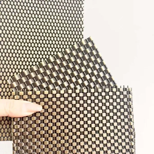 Hot-selling Wall Decoration Mesh, Architectural Decorative Copper Wire Mesh, Suitable for Hotel/cabinet Door Wire Mesh photo-4
