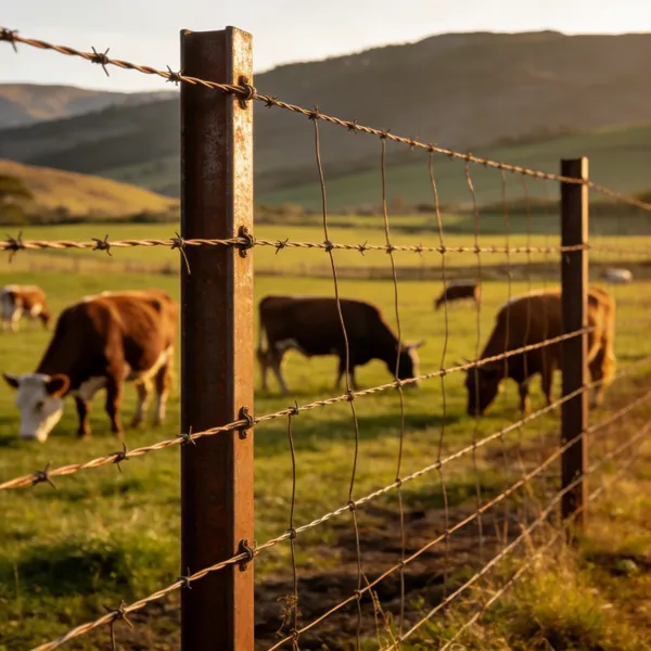 Poultry Husbandry Equipment High Tensile Steel Wholesale Galvanized High Tensile Livestock Fence photo-4