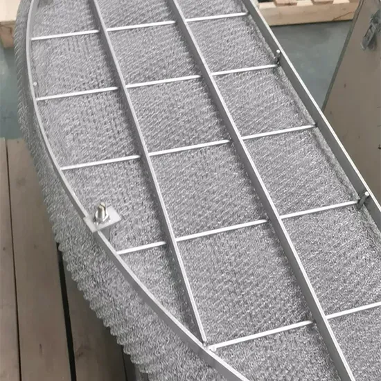 Oil & Gas Vapor-Liquid Separation Demister Pad With Integrated Frame 316L