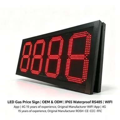 Wholesale Led Gas Price Digital Display Manufacturer, Led Display Screen For Gas Station Supplier