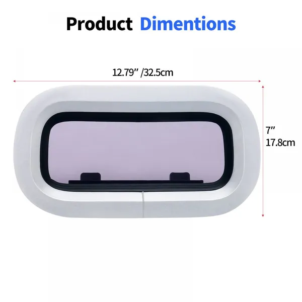 Lumaiwei High Quality Marine Accessories Aluminum Alloy Sunroof Porthole Yacht Roof Window for Boat Rvs