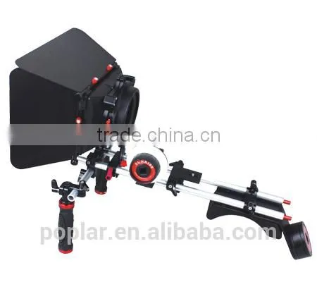 Poplar Professional Kit Shoulder Rig DSLR Rig + M1 Matte Box