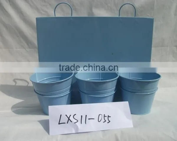 Blue Bucket With One Handle photo-2