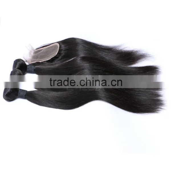 Distributors no Shedding Good Quality Bundle Peruvian Human Hair Bundles With Closure Supplier's Choice photo-2