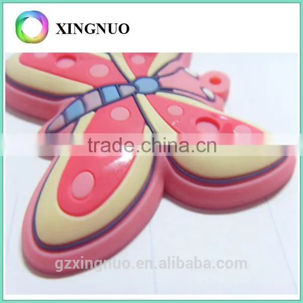 High Qualiy 3d Heart Shape Hard Pvc Rubber Key Chain photo-6