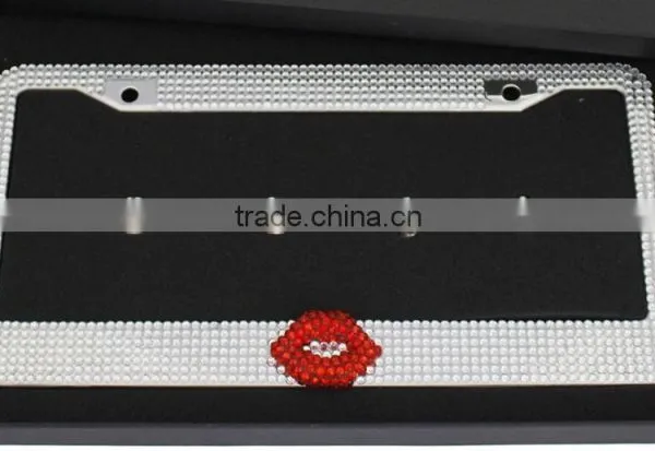 Rhinestone License Plate Frame Ebay photo-3