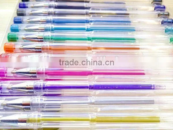 Colored Metallic Gel Pen With EN71 And ASTM Certificate