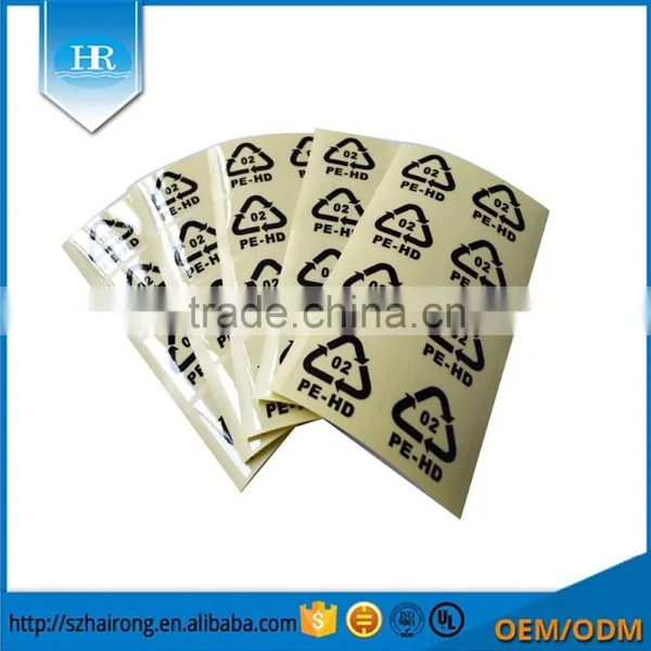 China Supplier Custom Strong Glue Transparent PET Sticker photo-3