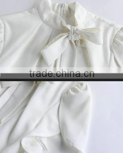 2015 Hot Selling New Design Black and White Dress photo-6