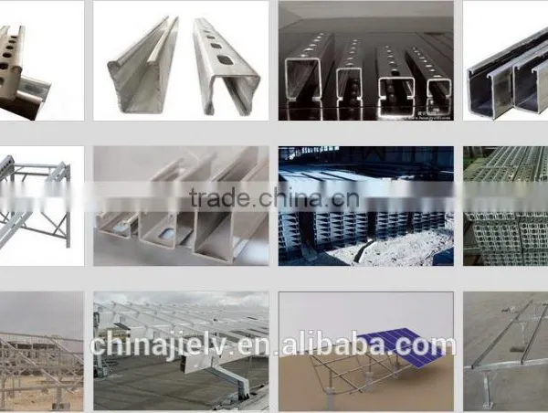 Ground Solar Mounting System,C-steel/ Solar Panel Bracket/ PV Mounting Structure/ Photovoltaic Stents photo-6