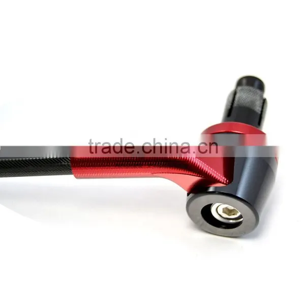 BJ-LG-003 Bent Style Universal Red 7/8" 22mm CNC Motorcycle Brake Lever Guard photo-5