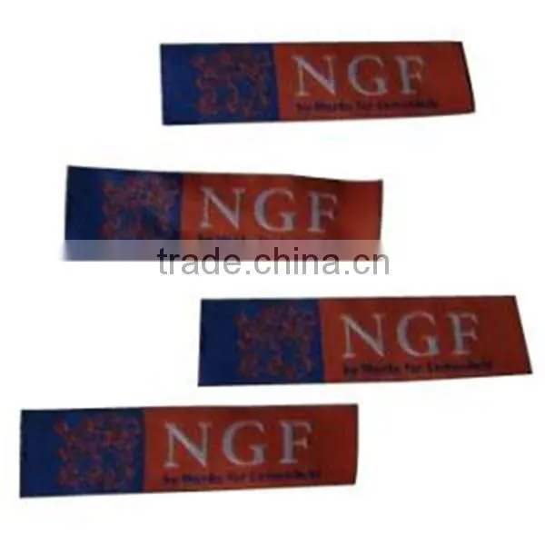 New Style High Quality Custom ABC Woven Cotton Label for Garment