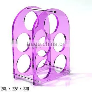 GH-RZ255 Hot Sell and High Quality Acrylic Wine Display Rack, Shatterproof Acrylic Display Rack photo-2