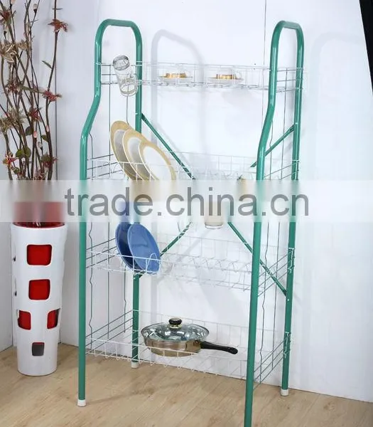 4 Tiers Metal Dish Rack,sundries Rack,dish Holder (BJ-DR004(L)) photo-3