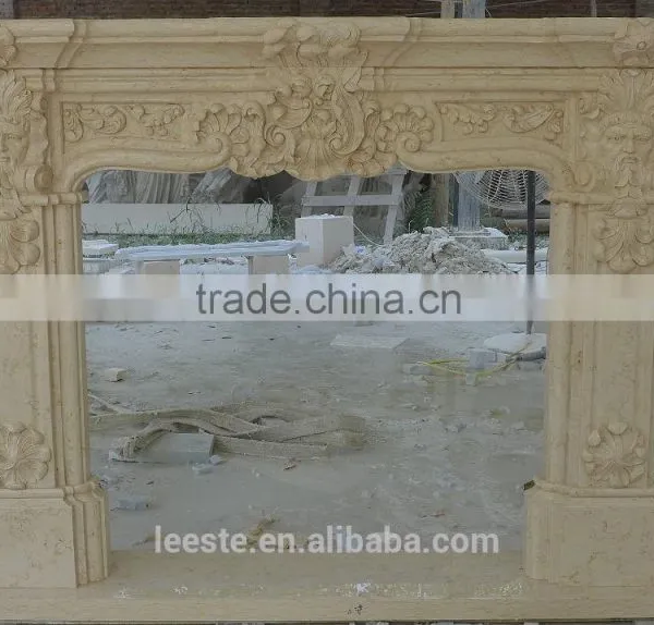 China High Quality Luxury Natural Stone Fireplaces photo-3
