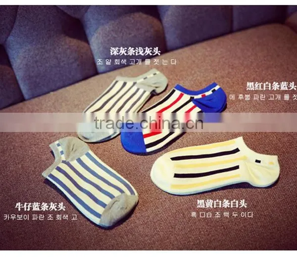 2015 Newest Top Quality Pure Cotton Ankle Men Casual Socks photo-4