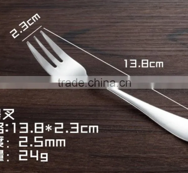 High Quality Attractive Stainless Steel Dessert Fork photo-4