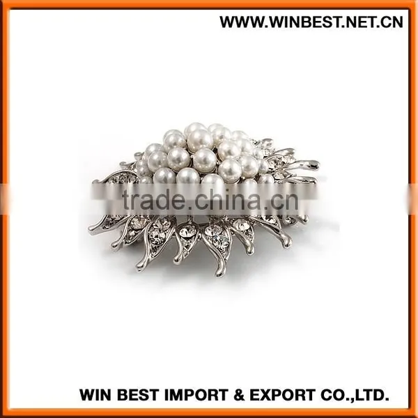 2015 Hot Selling Bulk Brooch, Large Rhinestone Brooch,rhinestone Brooch for Wedding Dress photo-2