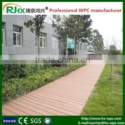 Top Quality Grey Wood Plastic Composite Decking for Interlocking Wood Flooring photo-2