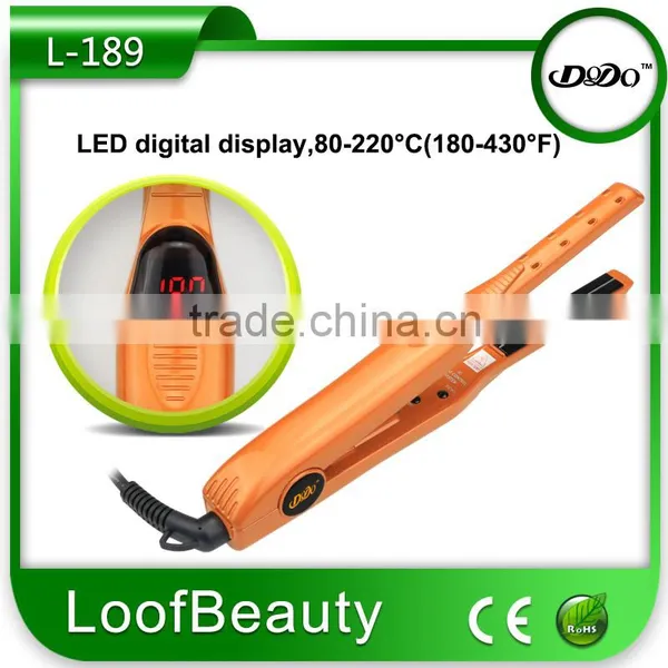 5/8 Inch Ceramic Hair Flat Iron Perfect Dry and Wet Effect photo-4