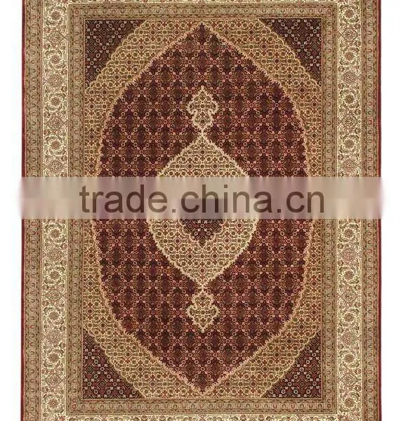 Tabriz Carpet(Super Mahi Burgandi-Cream)