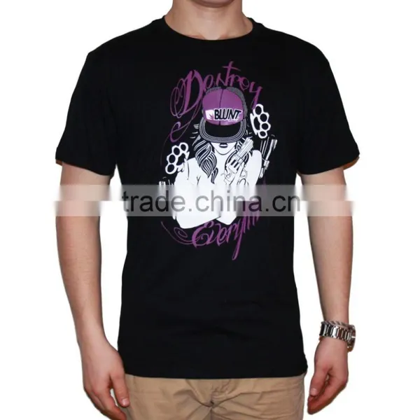 Soft Cotton Silk Screen Print T-shirt photo-2