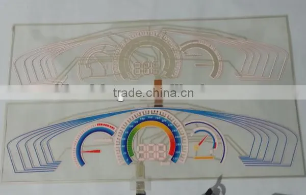 Auto Meter Digital Display flashing el car sticker,large quantity in stock