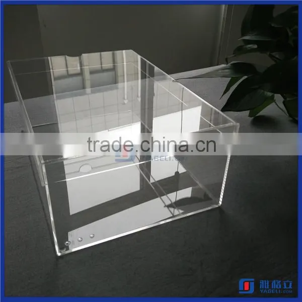 China Manufacturer Showcase Clear Acrylic Shoe Box With Lid / Custom Printed Shoe Box photo-6
