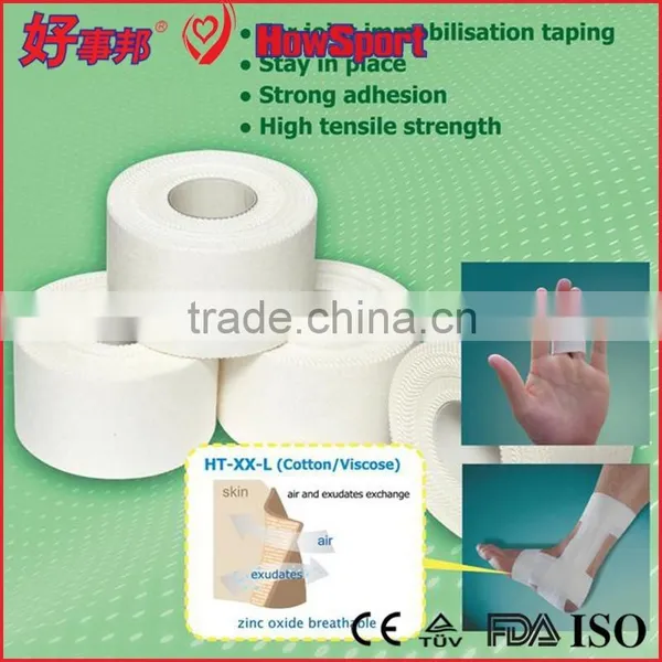 Wholesale Strapping Athletic Rayon Taping Tape Tears Rigid Cotton Sport Bandage Tape photo-2