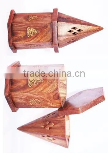 NAUTICAL CONE WOOD BURNER-DESIGNER INCENSE BURNER-DECORATIVE BURNER NWIB005 photo-2
