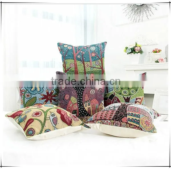 Embroidered Tapestry Jacquard Cushion Covers and Pillowcases