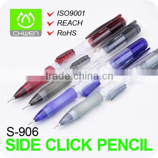 Side-click Mechanical Pencil, Pencil With Grip