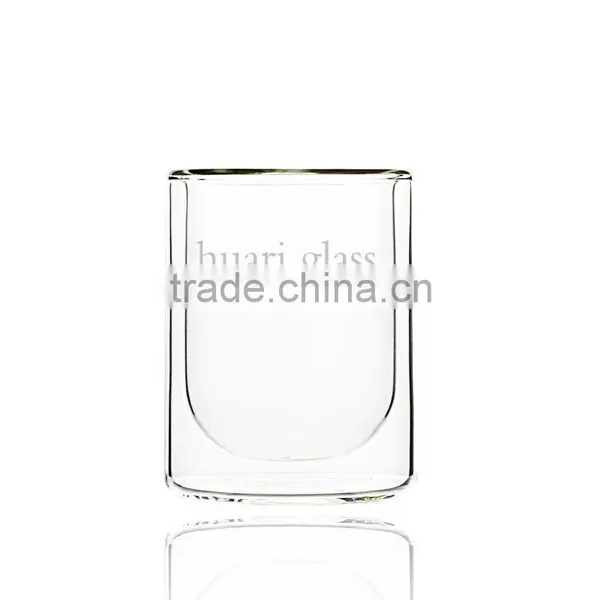 Factory Directly Wholesale Glass Double Wall Cups and Mugs