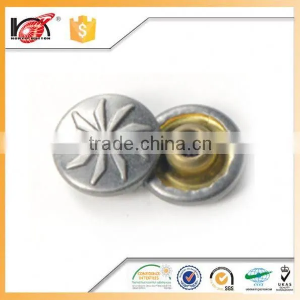Alloy Metal Sewing Snap Zinc Alloy Jeans Button for Cloth photo-4