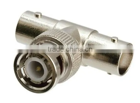 BNC Male Connector Right Angle to BNC Double Female Adaptor photo-2