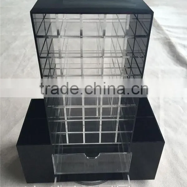 Excellent Rotating Clear Cusotm Wholesale Acrylic Lipstick Organizer/acrylic Lipstick Holder/acrylic Lipstick Tower photo-2