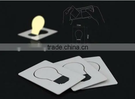 New Design Card Lamp (GF-R-922) (portable Pocket Led Card Light Lamp/ultraviolet Lamp)