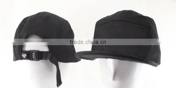 Promotional Flat Brim Plian 5 Panel Cap photo-6